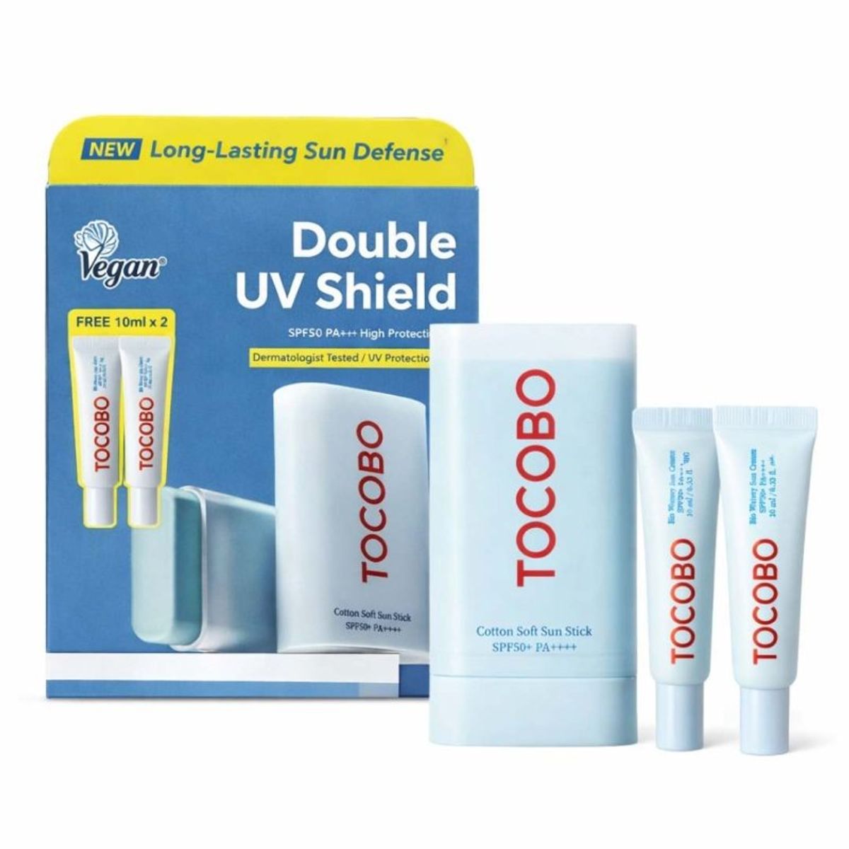 TOCOBO - Set Tocobo Protector Solar Cotton Sun Stick Spf50+
