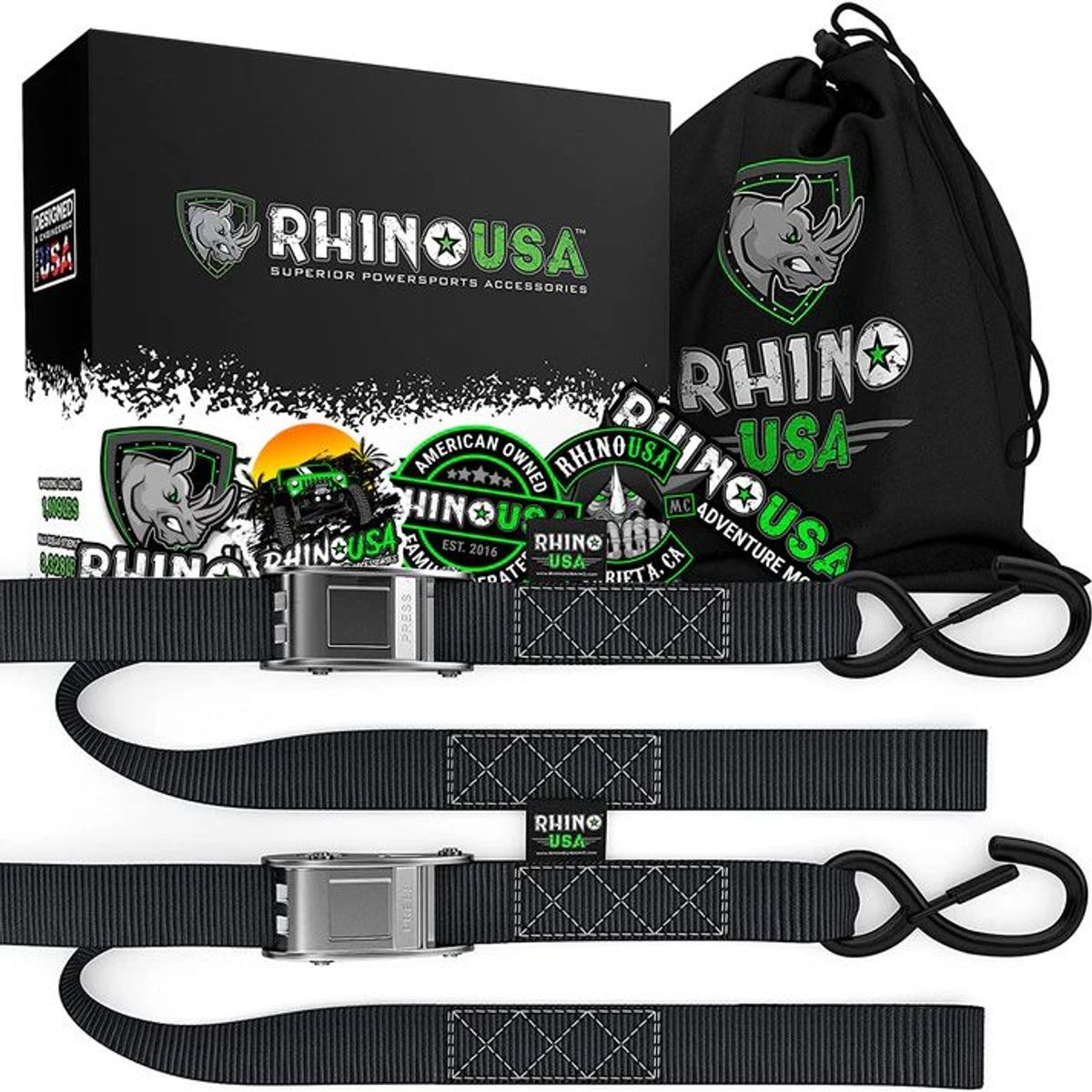GENERICO - Correas de Amarre Pack x 2 3,8 cm x 244 cm