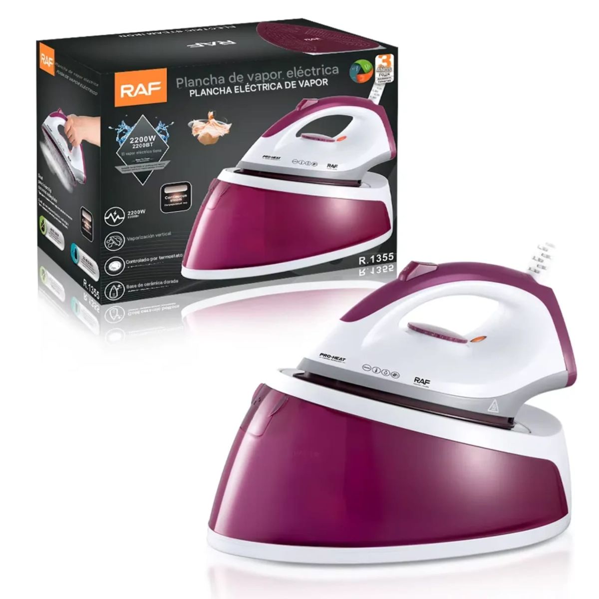 MOVI - SET DE PLANCHADO PROFESIONAL VAPOR CONTINUO