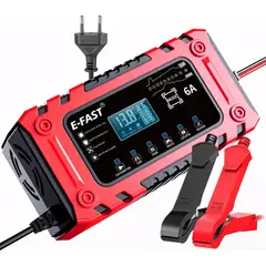 GENERICO - Cargador De Batería Inteligente Rápido 12v Para Auto Y Moto BELUG