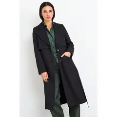 IO - Trench Mujer Negro