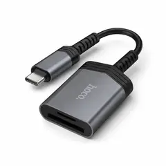 HOCO - Adaptador OTG USB C Lector SD TF Micro SD Alta Velocidad