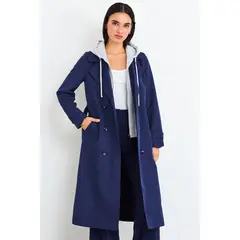 IO - Trench Liso Mujer Azul
