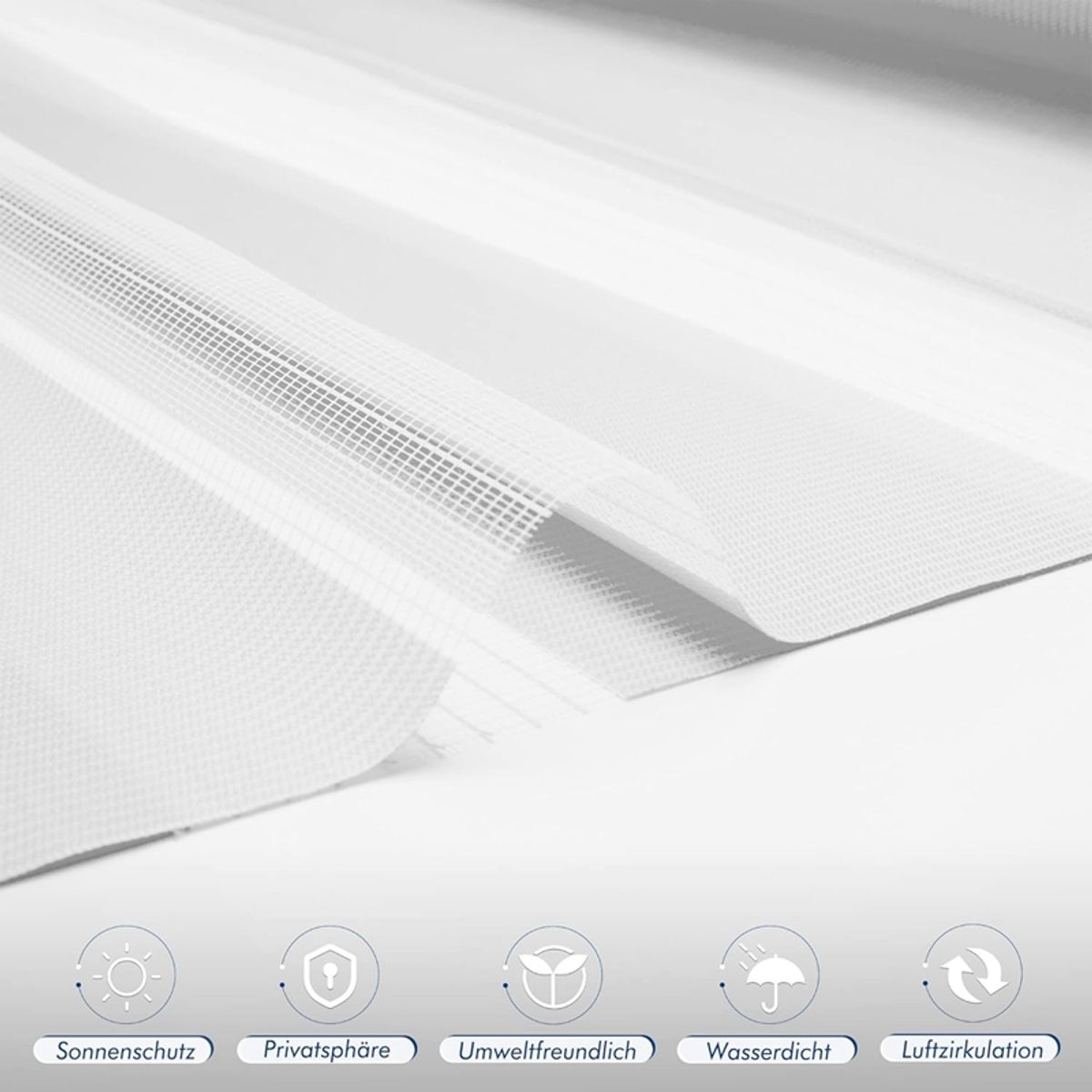 GENERICO - Cortina Persiana Roller Duo Blanco 120x200