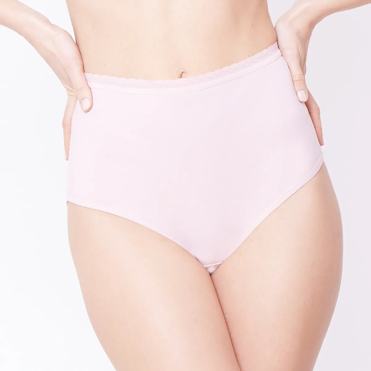 INTIME - Pack De 2 Calzones Intime Cintura Alta Detalle Encaje Mujer