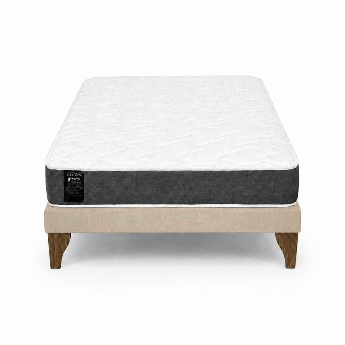 GENERICO - Base 1.5 Plaza Beige + Colchon