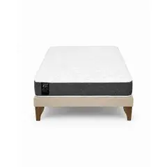 GENERICO - Base 1.5 Plaza Beige + Colchon