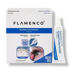 FLAMENCO - Pegamento Para Pestañas Postizas Transparente De Larga Duración