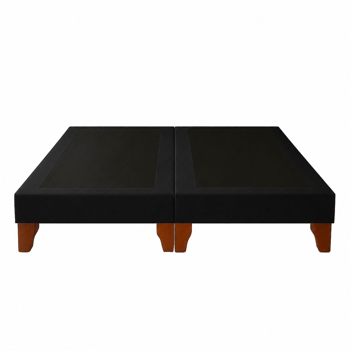 GENERICO - Base 2 Plazas Negro + Colchon
