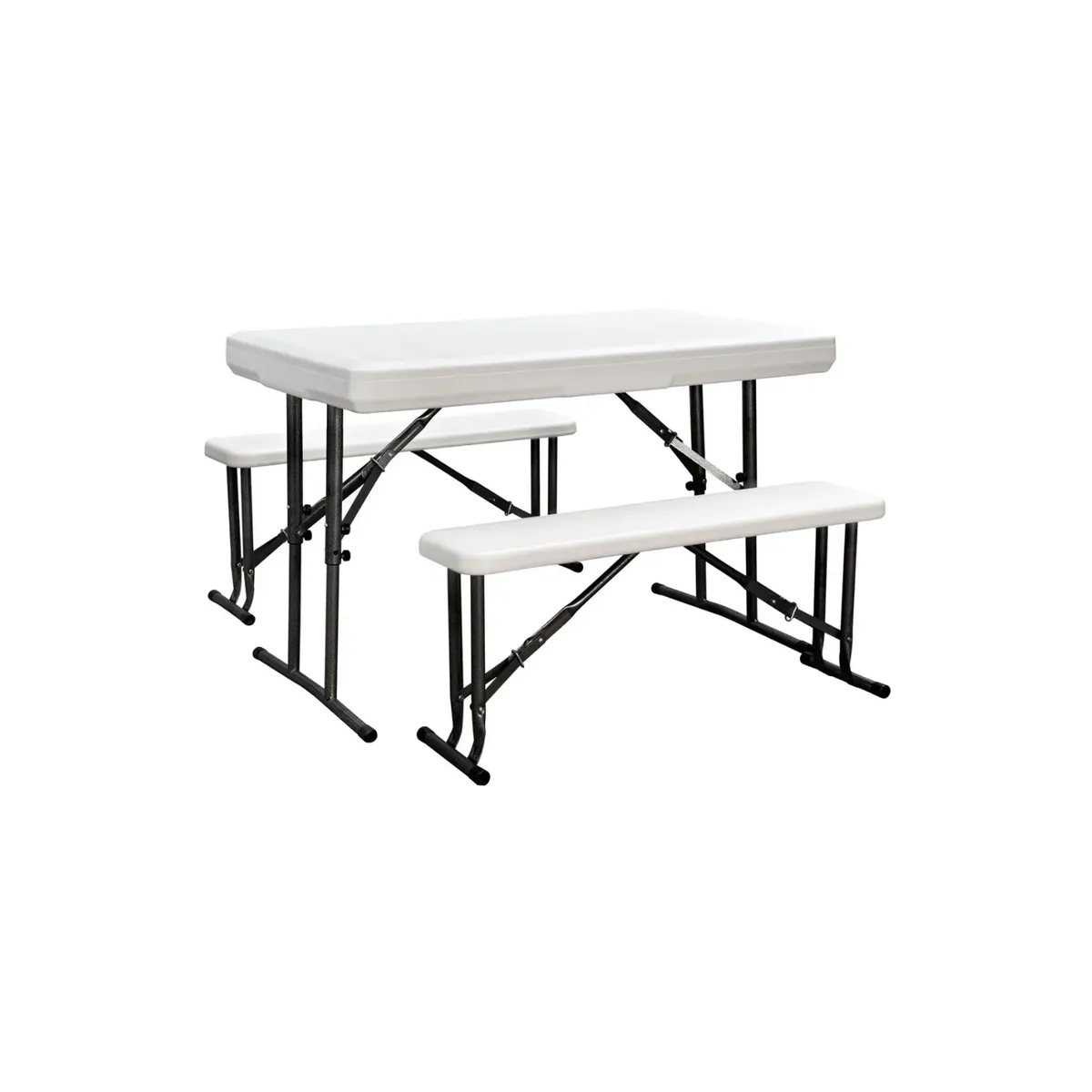 ALPES - Set de mesa con dos bancas Alpes