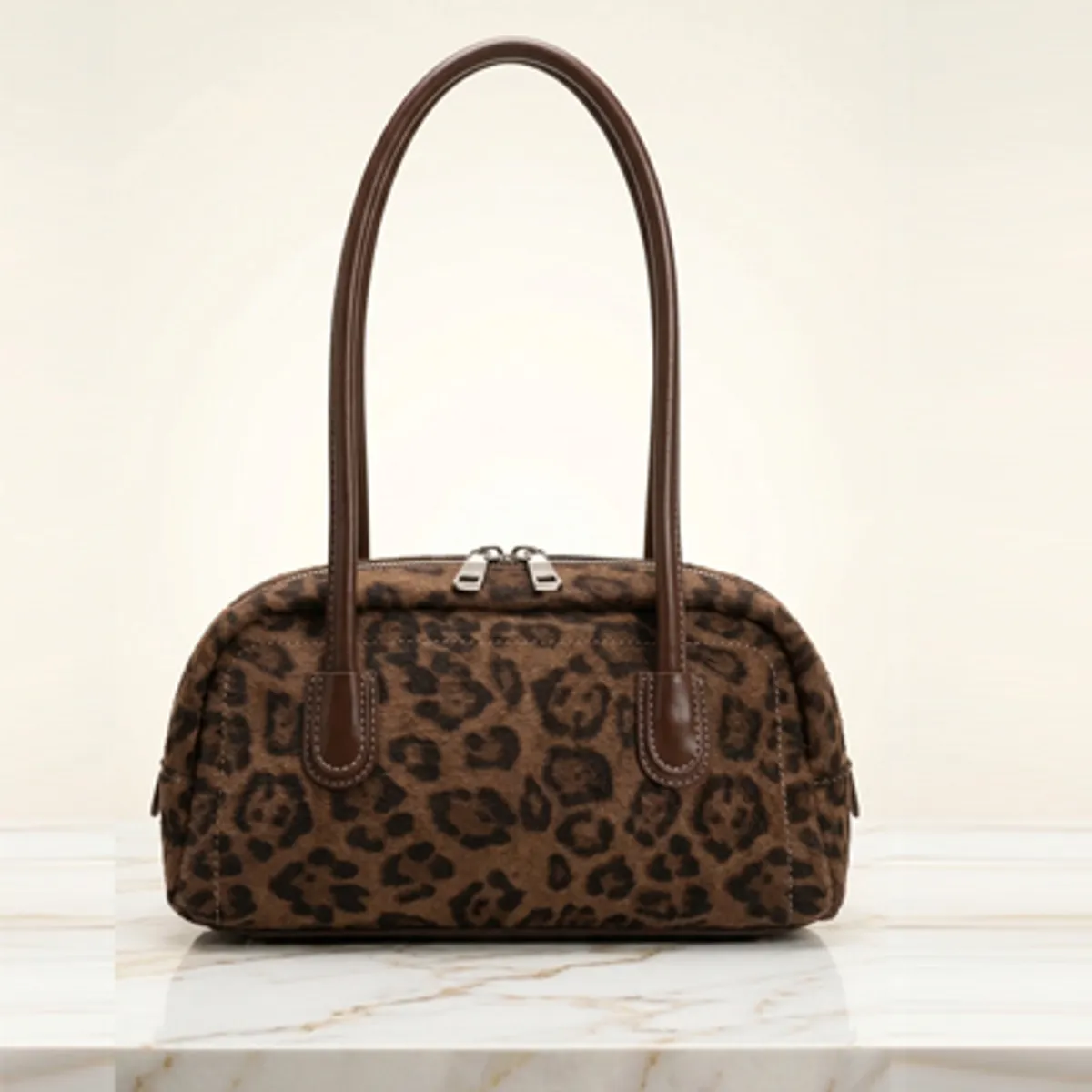 GENERICO - Cartera De Hombro Animal Print Leopardo Con Cierre casual comoda y ligera