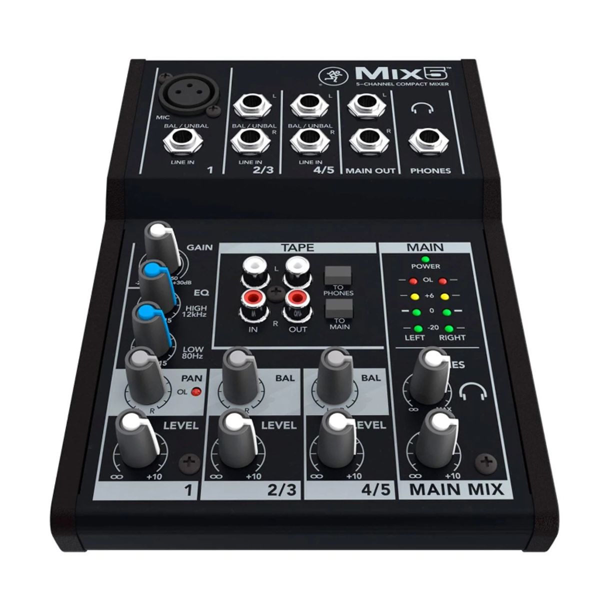 MACKIE - Mixer Mezclador Pasivo Mackie MIX 5