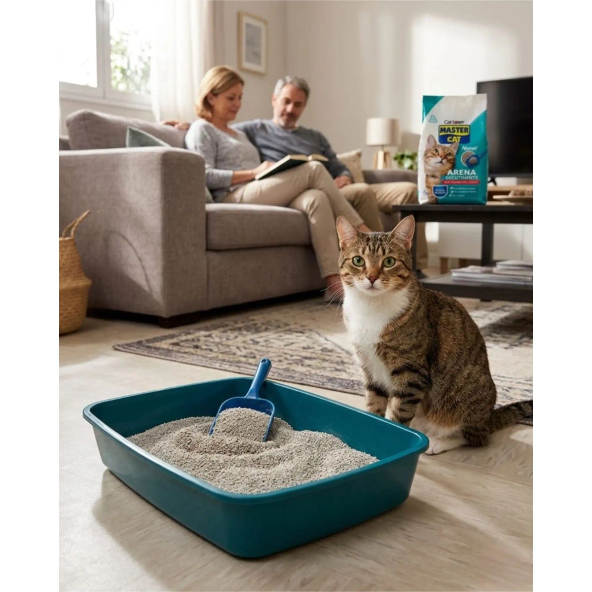 GENERICO - Arena Sanitario Gatos Alta Durabilidad 4kg