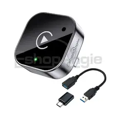 GENERICO - Adaptador Automático Inalámbrico 2 En 1 Para Carplay/android