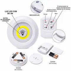 MOVI - LUCES LED CON CONTROL REMOTO Y TEMPORIZADOR