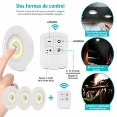 MOVI - LUCES LED CON CONTROL REMOTO Y TEMPORIZADOR