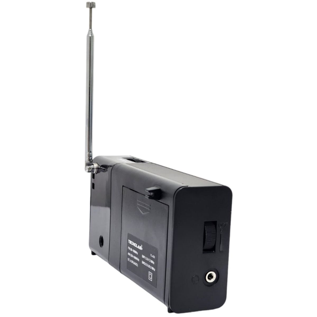 TECNOLAB - Radio Portátil de Bolsillo Tecnolab AMFMSW TL633