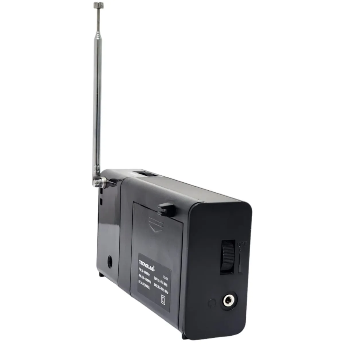 TECNOLAB - Radio Portátil de Bolsillo Tecnolab AMFMSW TL633