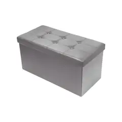 GENERICO - Banqueta Baul Sillon Pie De Cama Silla Organizador Plegable Labg