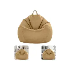 GENERICO - 100120cm Puf Gigante En Forma De Pera Y Sin Relleno,lavable Labg