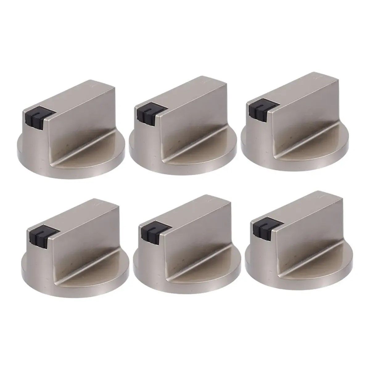 GENERICO - Pack 6 Pcs Perillas Encimeras Y Hornos, Material Metálicas BELUG