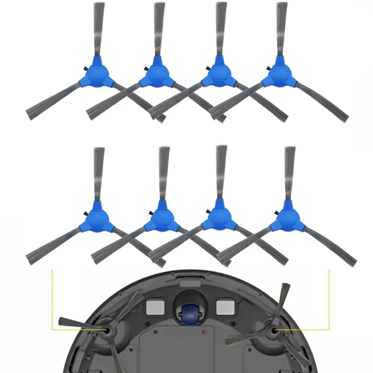 Paquete de 8 cepillos laterales de repuesto para Eufy RoboVac 11S, 15T, 30, 30C, 15C, 12, 25C etc., marca TSKY CHILE SHOPPING - Foto Principal