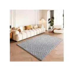 GENERICO - ALFOMBRA JACQUARD 160X200  RELIVE MODELO HARVER MODERNA ELAGANTE DECORATIVA