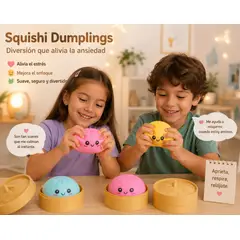 GENERICO - Juguete Antiestrés Squishy Forma De Dumpling Kawai