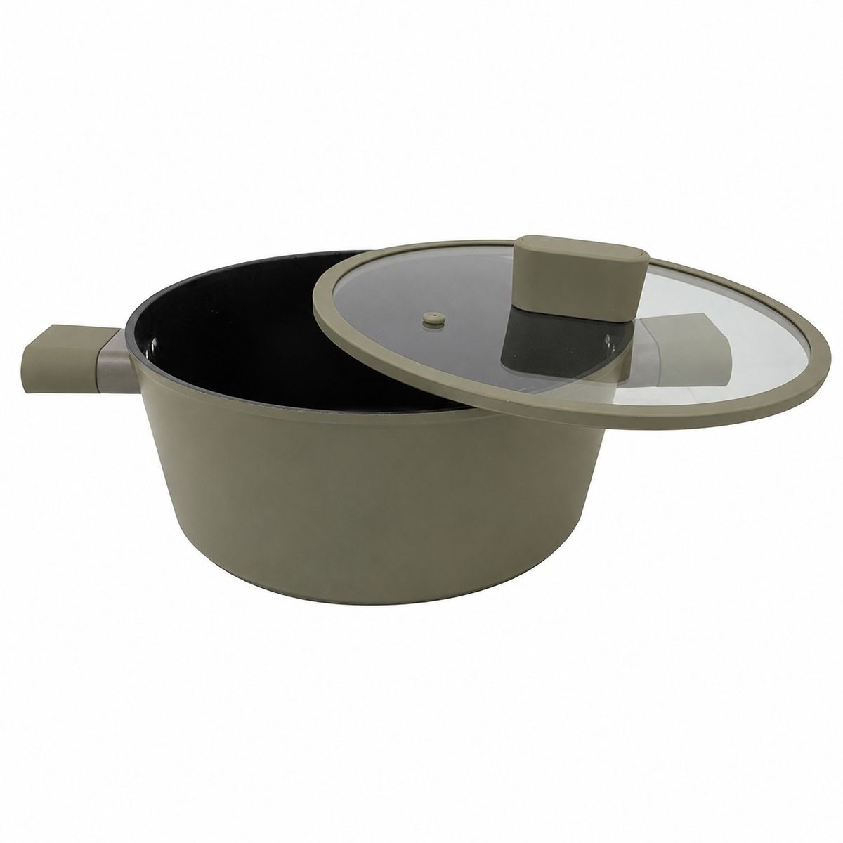 DORAL - OLLA PRESS CAST SATELLITE DE 20 CM VERDE OLIVA DORAL