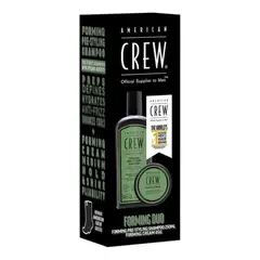 AMERICAN CREW - Pack Shampoo Y Cera Forming Cream Cab. Crespos