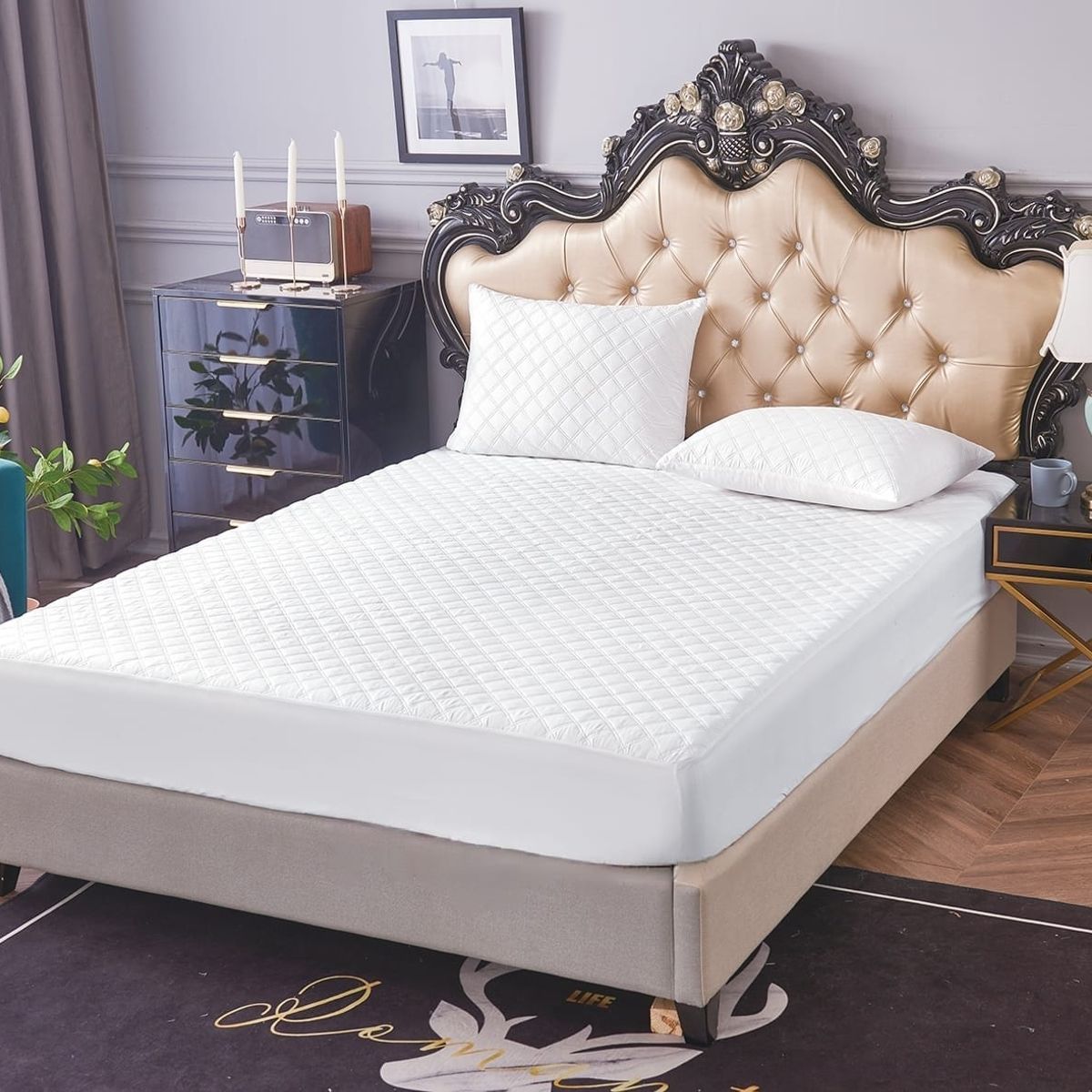 GENERICO - Protector de colchon impermeable king