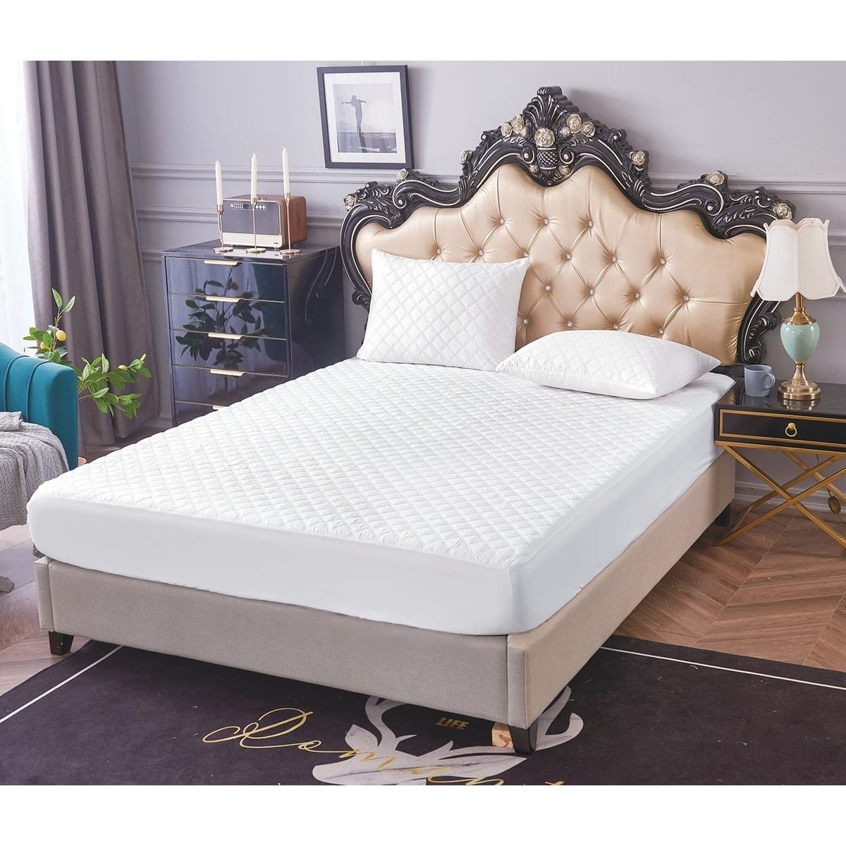 GENERICO - Protector de colchon impermeable king
