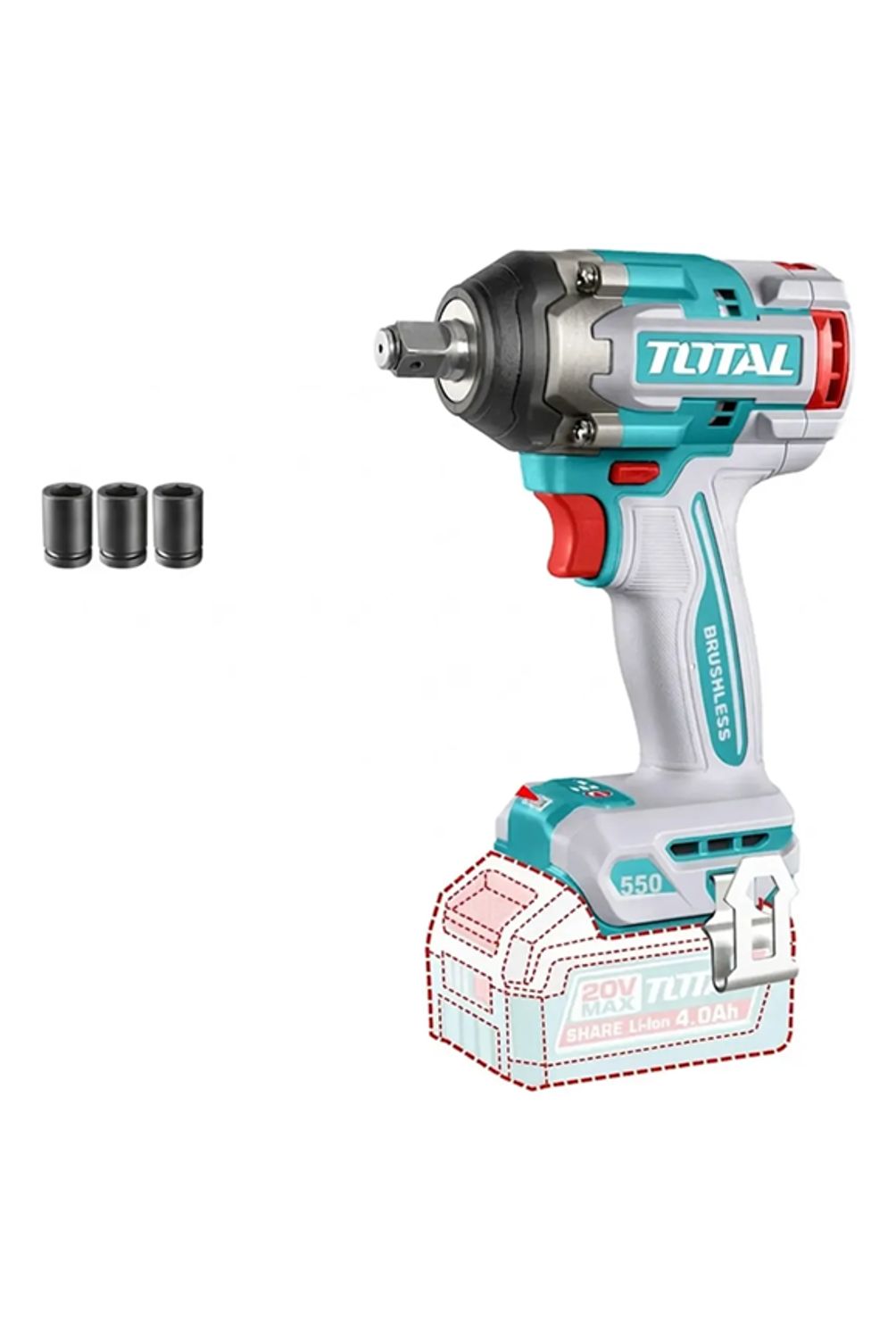 Taladro Pistola Llave Impacto 20v Total Tiwli20551 | Sodimac Chile
