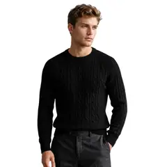 LIKE SHOP - Sweater Hombre Chaleco Lana. Diseño Trenzado Invierno 7261