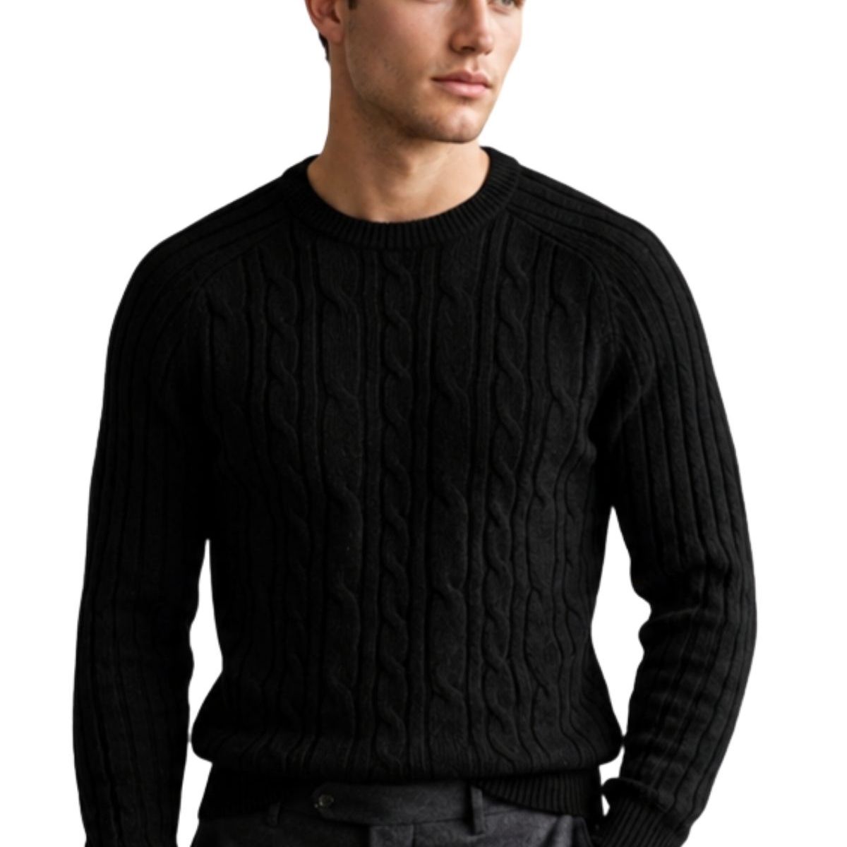 LIKE SHOP - Sweater Hombre Chaleco Lana. Diseño Trenzado Invierno 7261