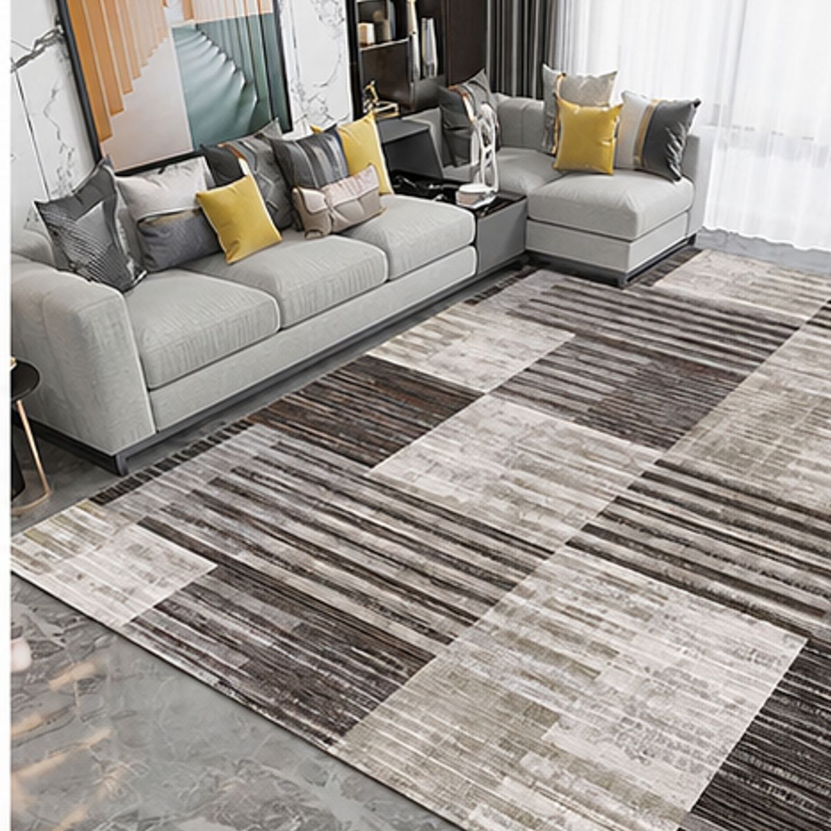 GENERICO - Alfombra Decorativa Premium 200x240 cm Estilo Contemporáneo