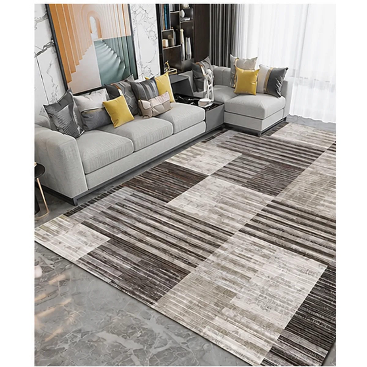 GENERICO - Alfombra Decorativa Premium 200x240 cm Estilo Contemporáneo