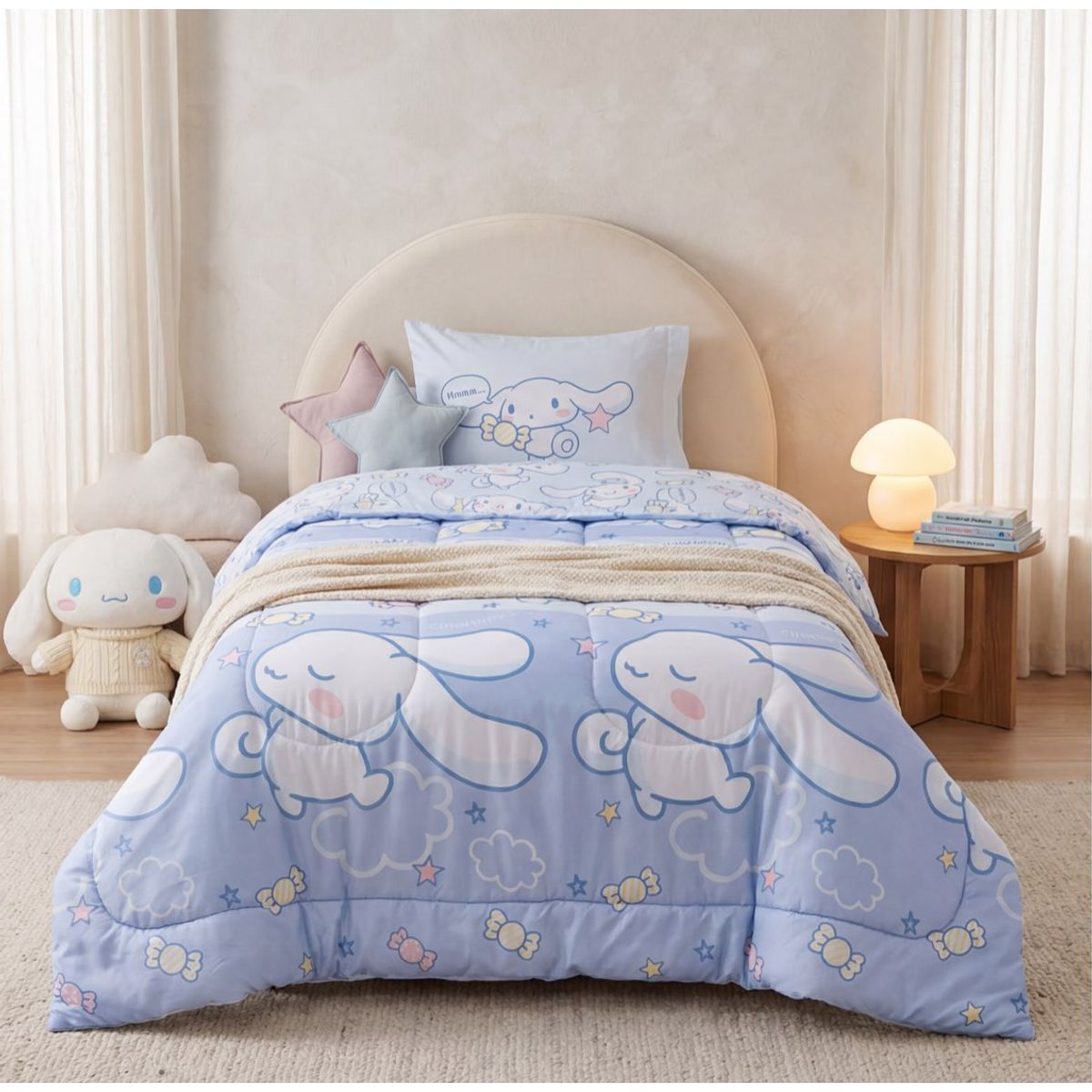 Plumón Mashini 1.5 Plazas Infantil Cinnamoroll Sweets, marca MASHINI - Foto Principal