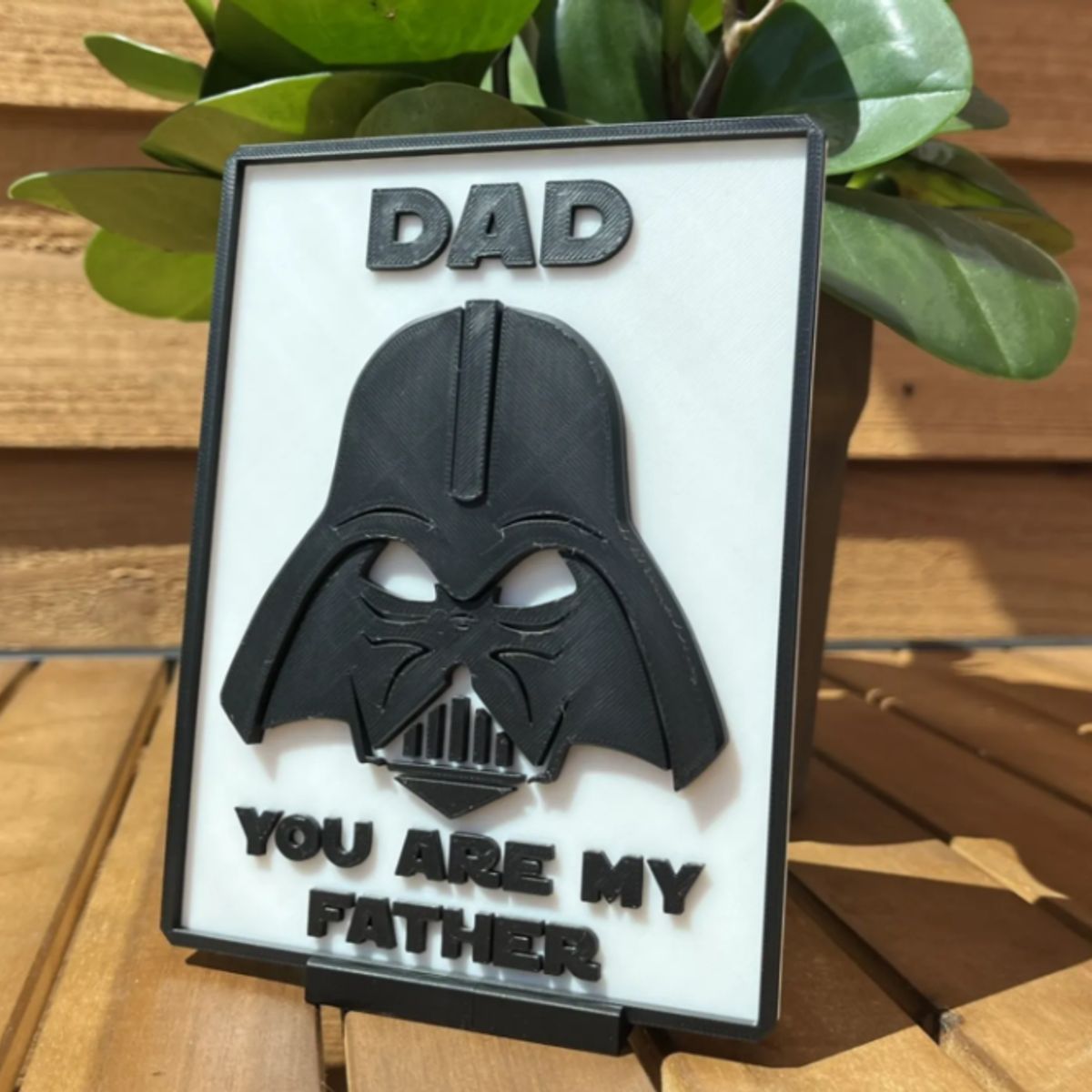 GENERICO - Escultura Decorativa Prints Patro- Tu eres mi Padre