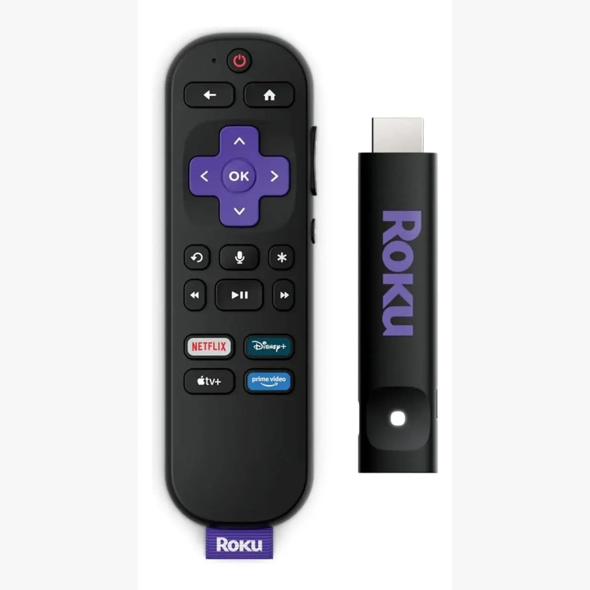 ROKU - Control de voz Roku Streaming Stick 2025 Hd Hdmi Full HD Disfruta De Las Mejores Películas Y Series