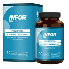 INFOR - Pro Multivitaminico Con Probioticos 30 Comprimidos
