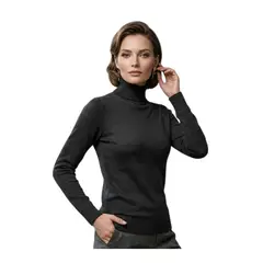LIKE SHOP - Beatle Mujer, Cuello Tortuga, Tejido Algodón Premium 6019