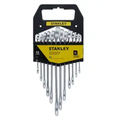 STANLEY - Llave punta corona juego 12 piezas