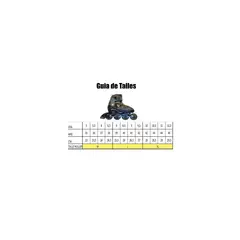 GENERICO - Patin rollers Tian-E Modelo TE-781 Talla L 49-42