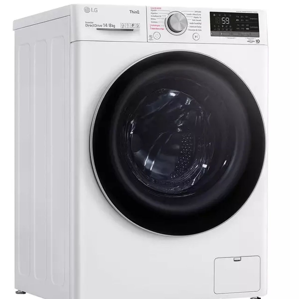 Lavadora Secadora LG Carga Frontal 148Kg WD14WVC4S6 Blanco, marca LG - Foto Principal
