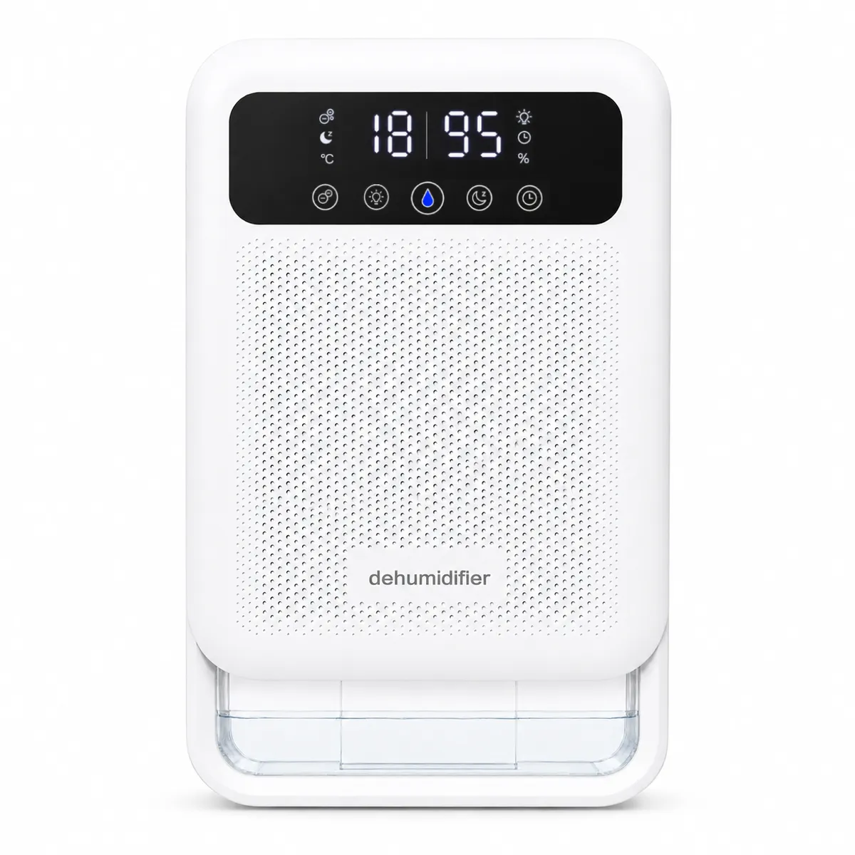 GENERICO - Deshumidificador De Aire Digital 3.8L Ionizador Hasta 55 m²