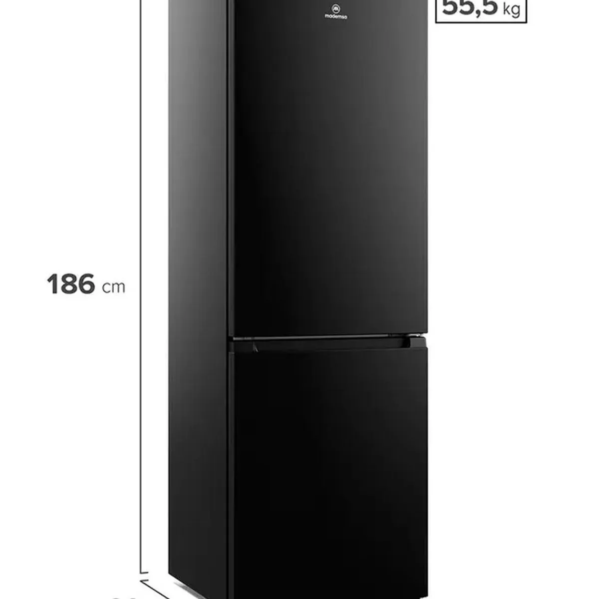 MADEMSA - Refrigerador Mademsa Bottom Freezer No Frost 293 Litros MI60B