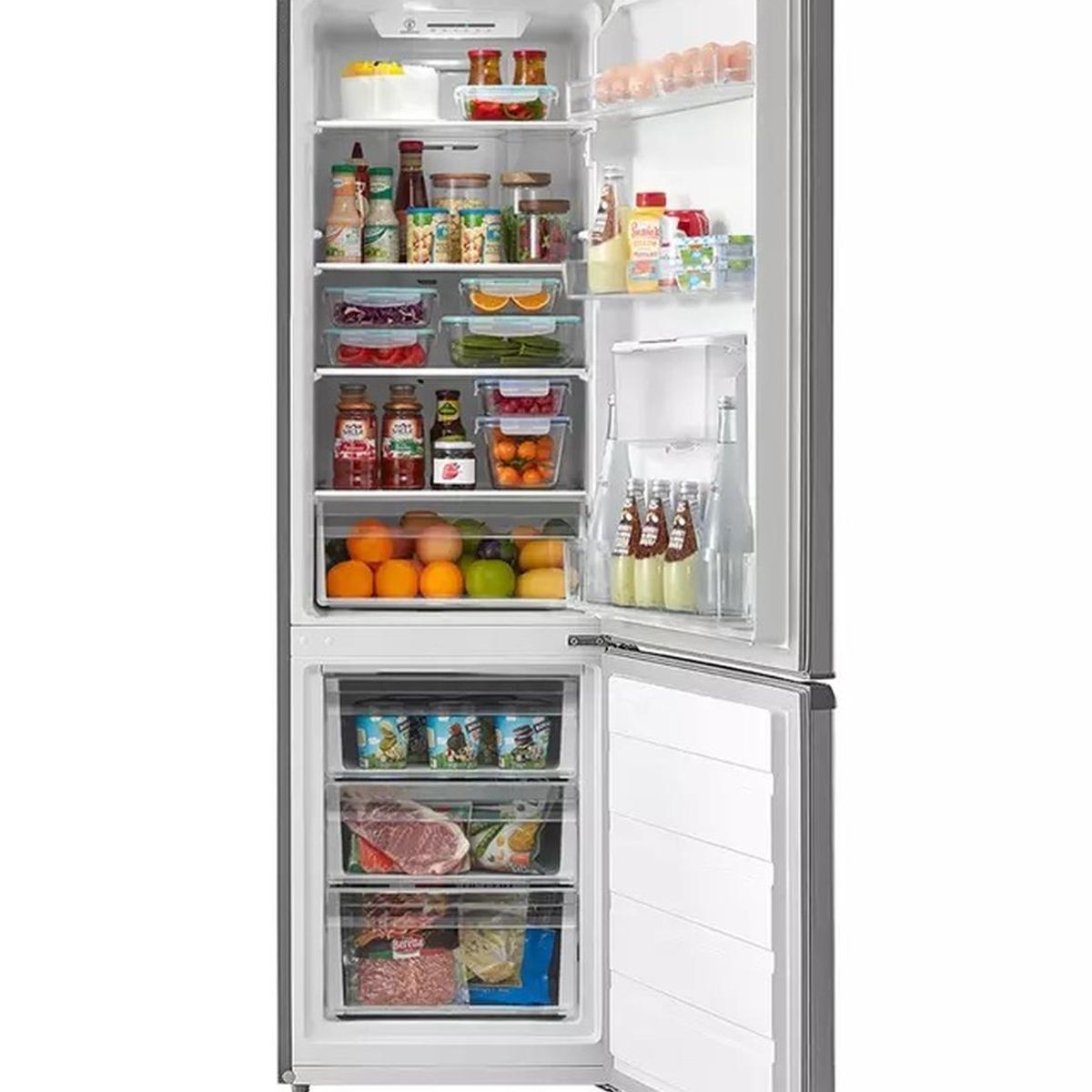 Refrigerador Midea Bottom Freezer No Frost 270 Litros MDRB380FGE50, marca MIDEA - Foto 2