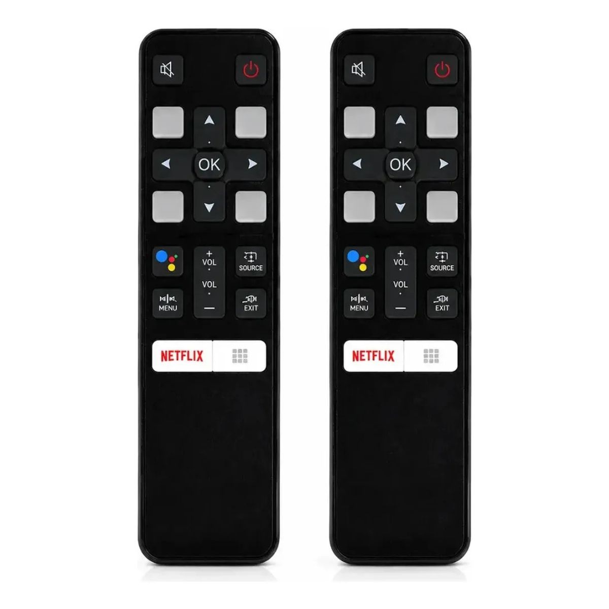 GENERICO - 2 Controles Remoto Compatible Con Tcl Smartv