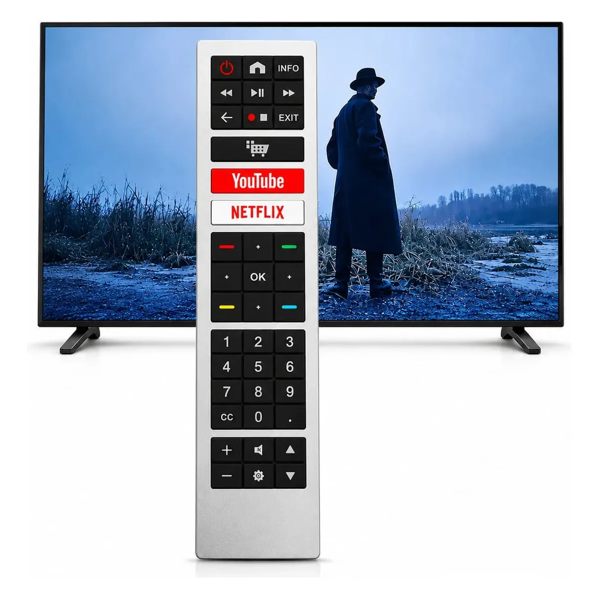 GENERICO - Control Remoto Para Tv Conpatible Con Aoc Smartv.